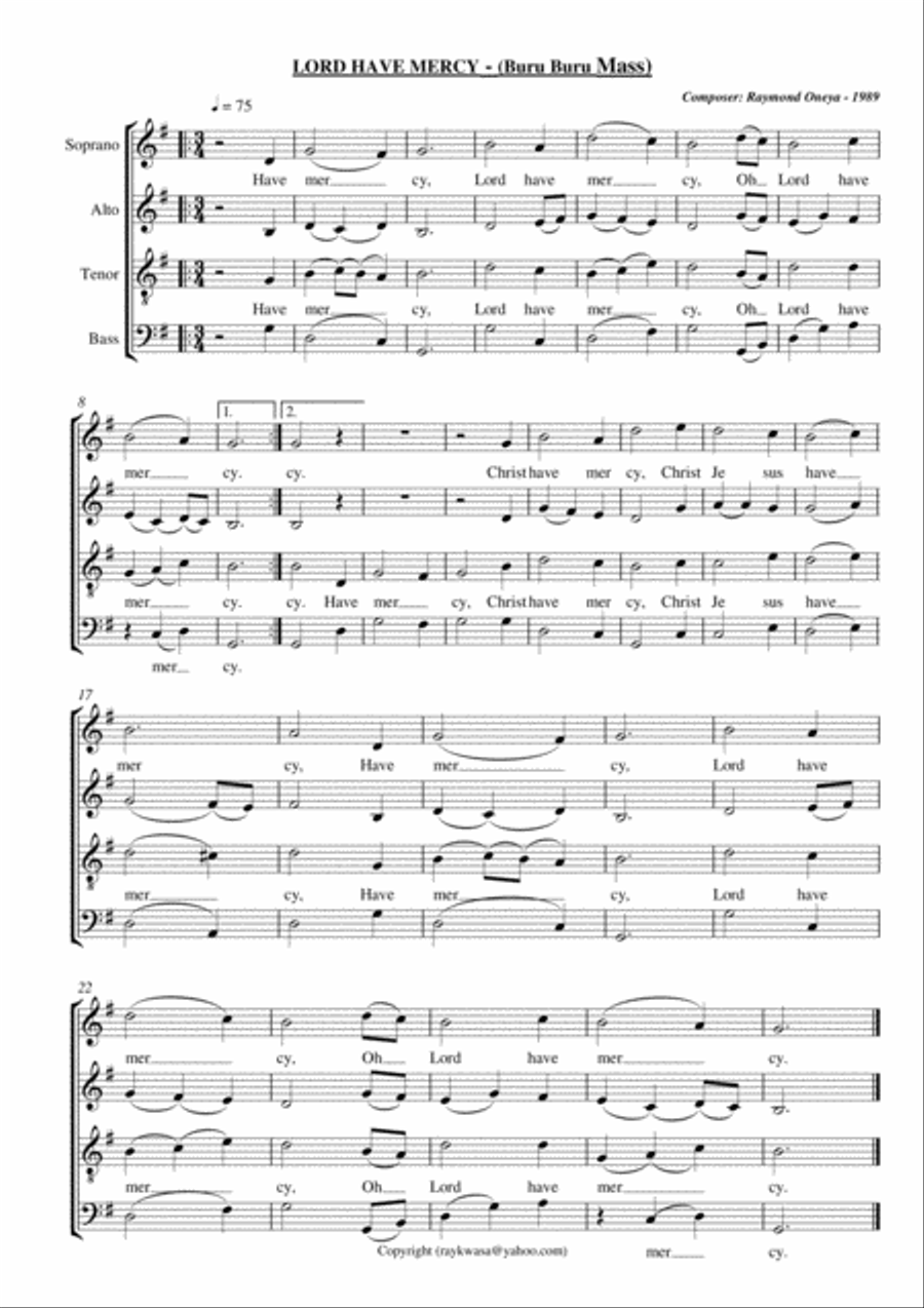 Buru Buru Mass Buru Buru Mass Small Ensemble scores gallery preview page 1