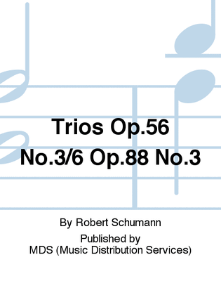 Book cover for Trios Op.56 No.3/6 Op.88 No.3