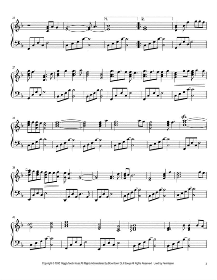 Foolish Games Easy Piano scores gallery preview page 2