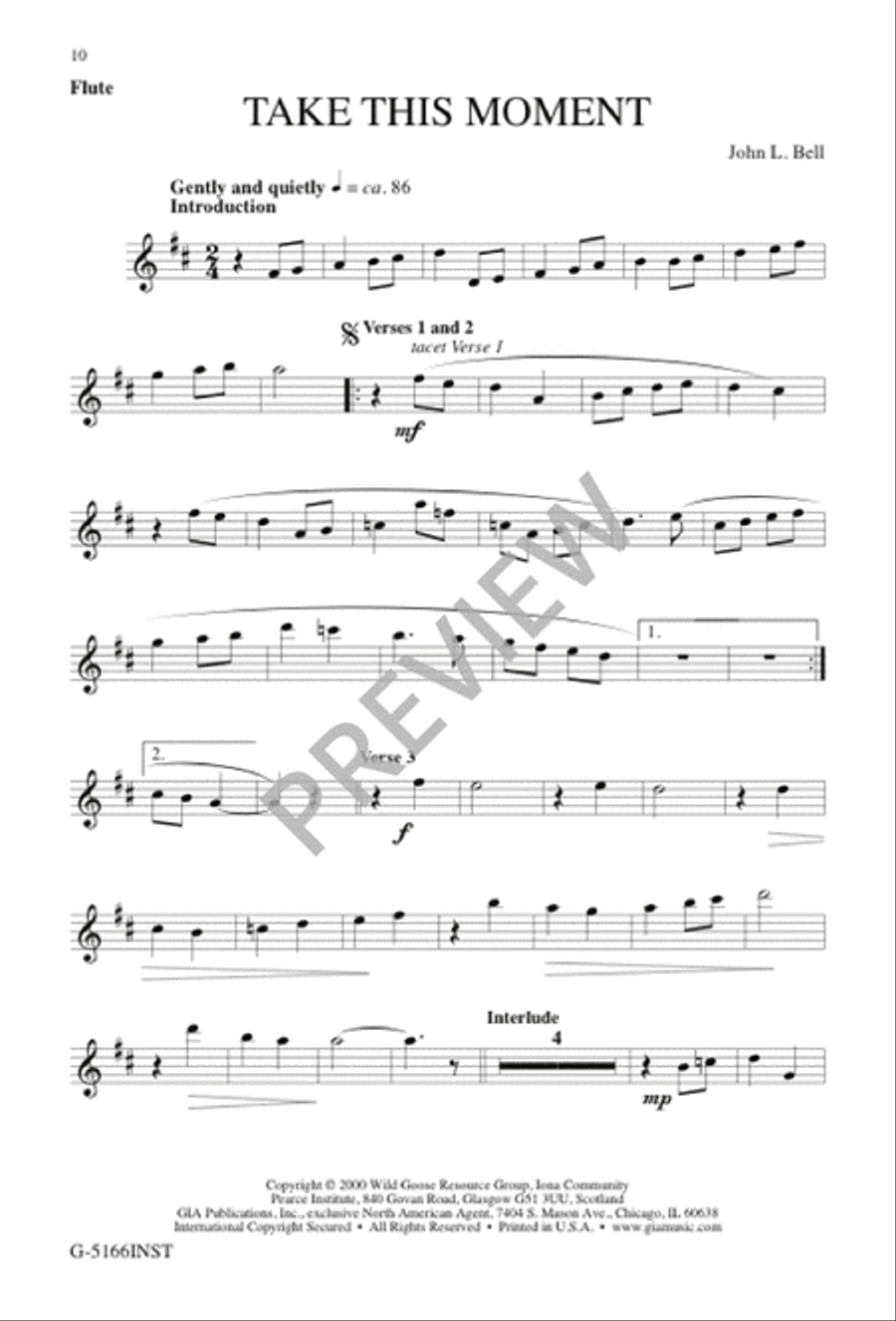 Take This Moment 3-Part scores gallery preview page 9