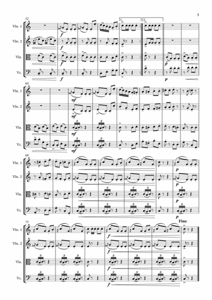 Turkish March - Beethoven - String Quartet image number null