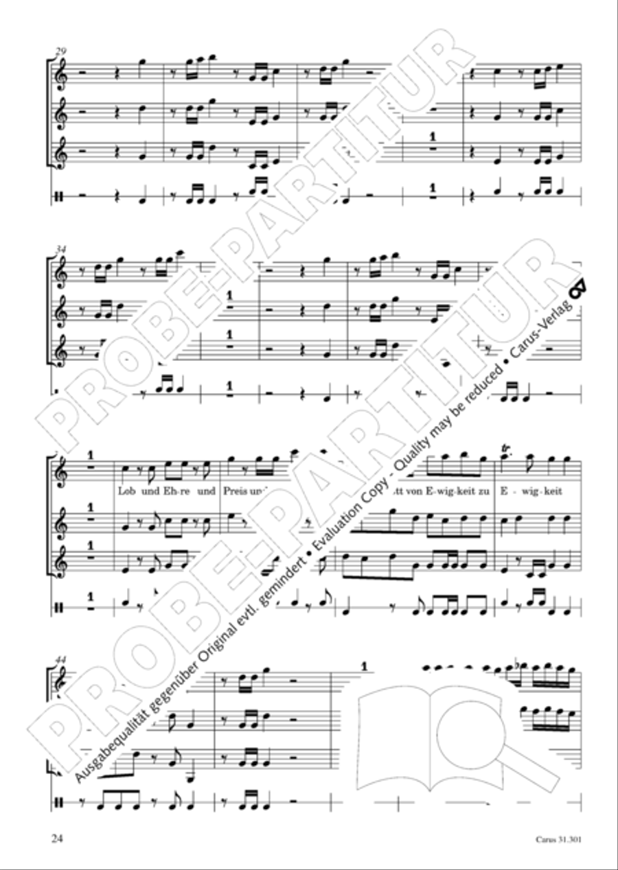 Bach for Brass 1: Cantatas I Voice scores gallery preview page 33