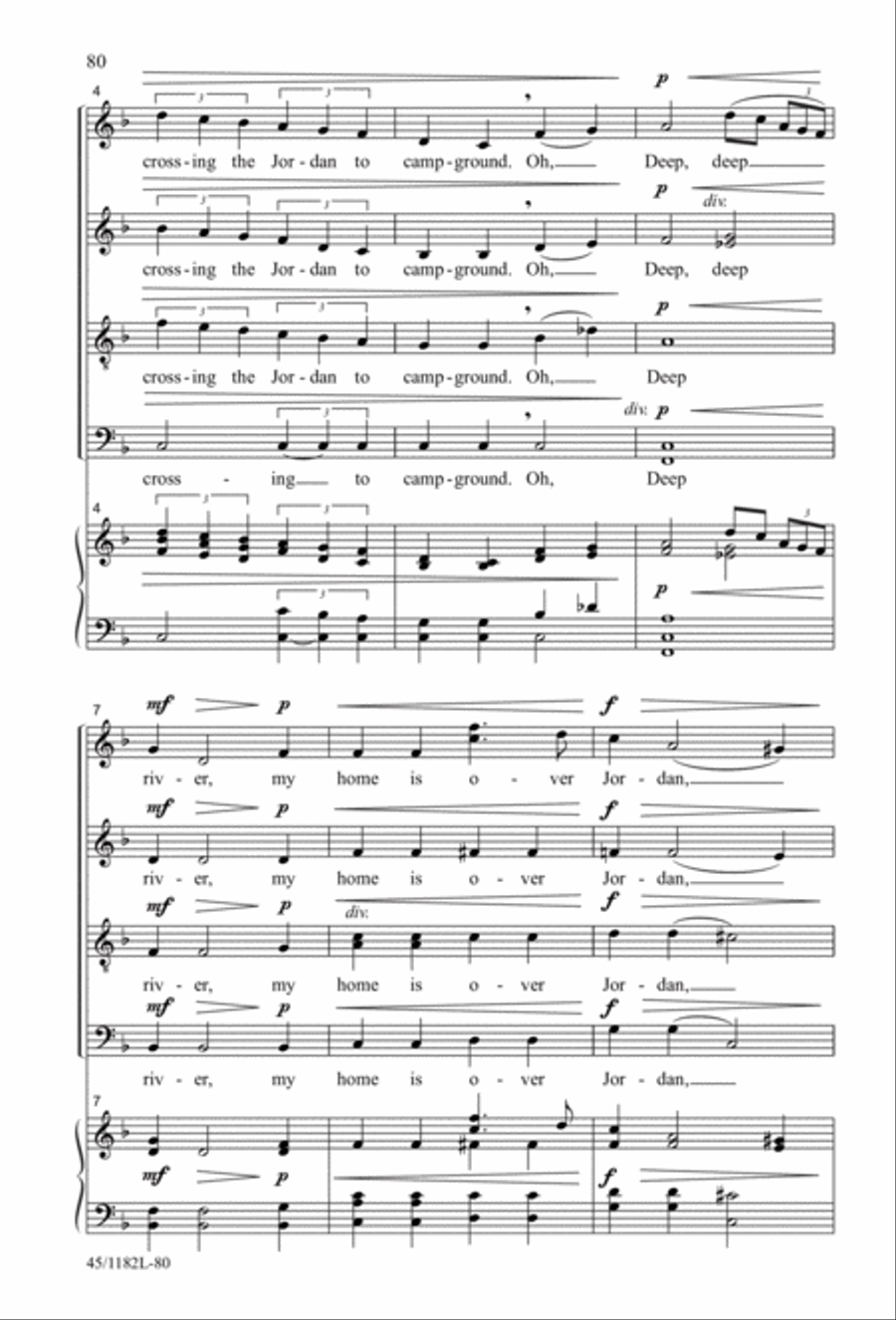 All Around A Cappella 4-Part scores gallery preview page 57