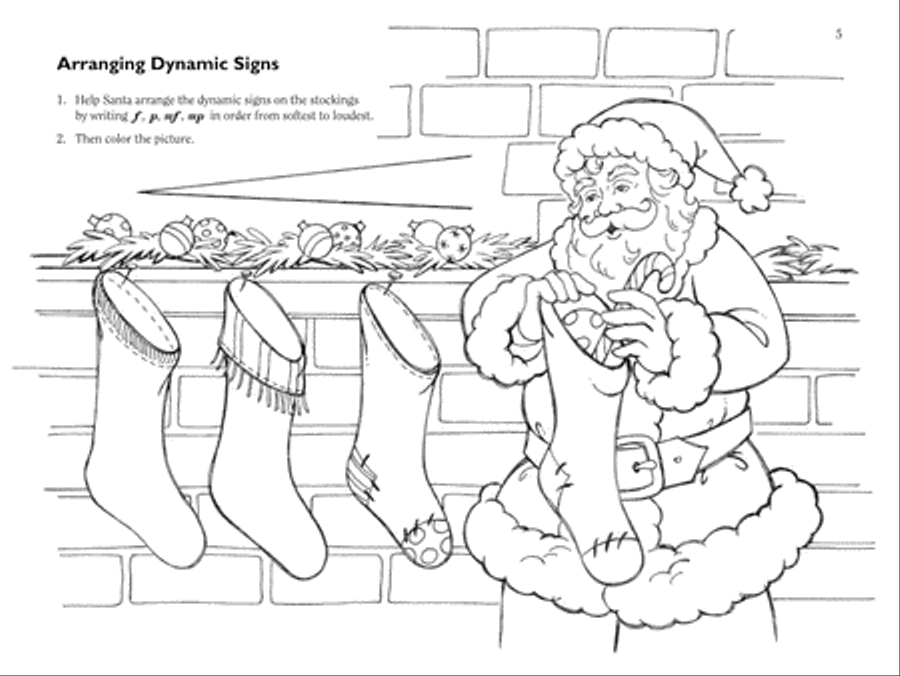 Christmas Carol Activity Book Easy Piano scores gallery preview page 4