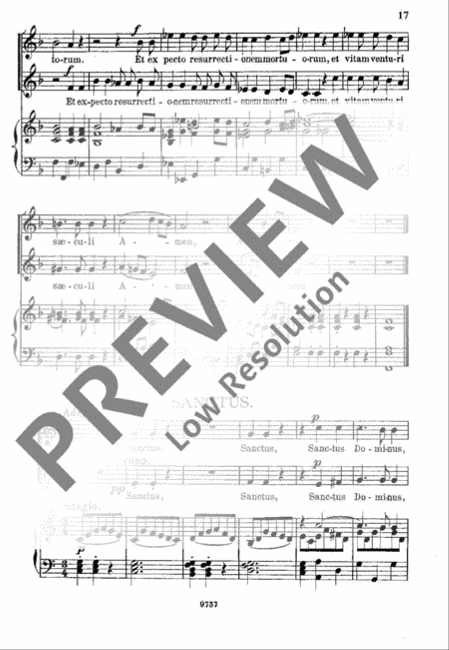 Missa brevis Missa brevis Organ Accompaniment scores gallery preview page 18