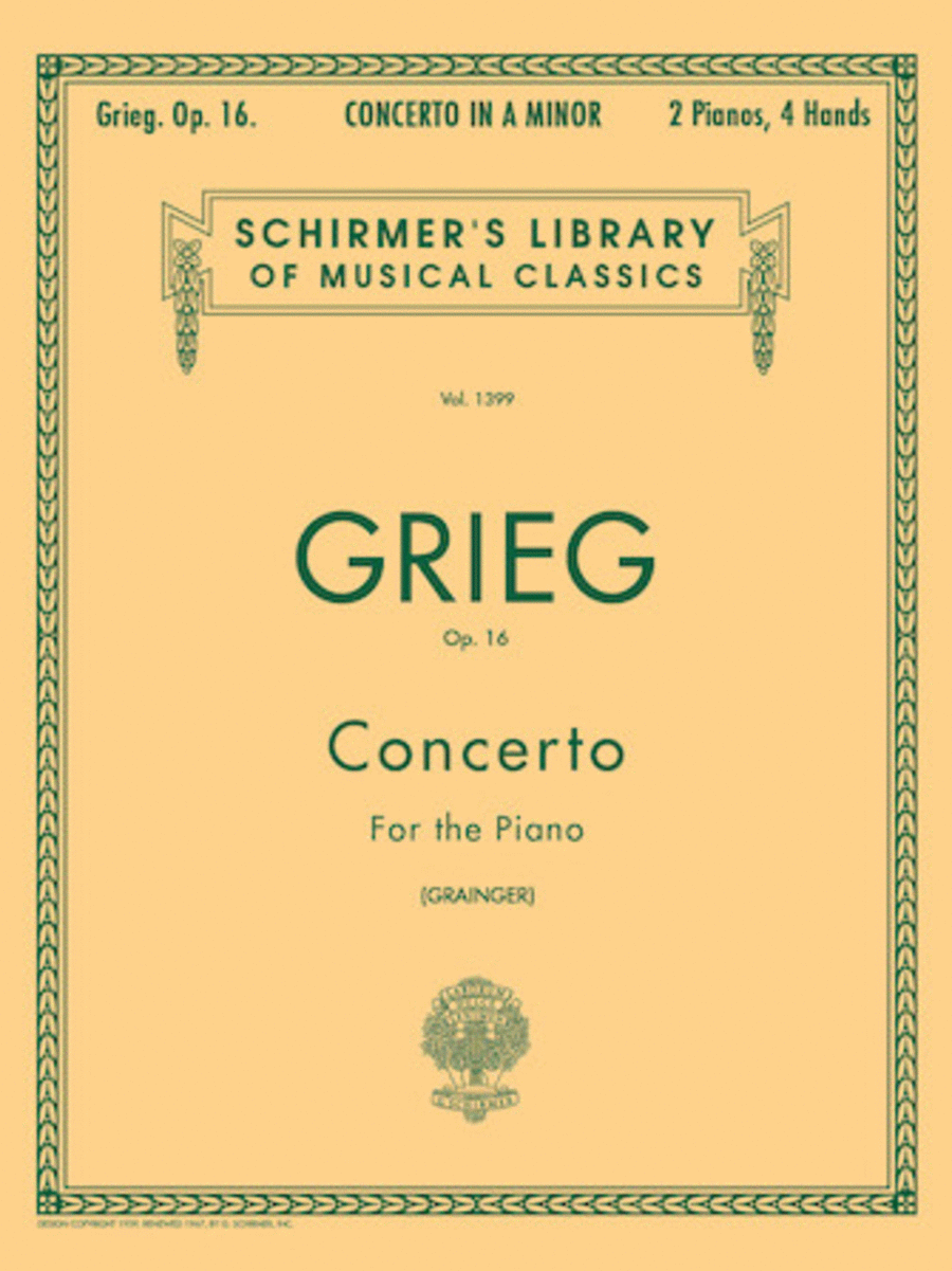Piano Concerto in A Minor, Op. 16