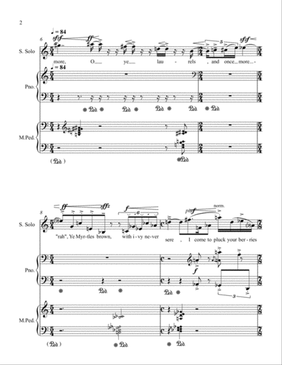 [Eaton] Lycidas Voice Solo scores gallery preview page 4