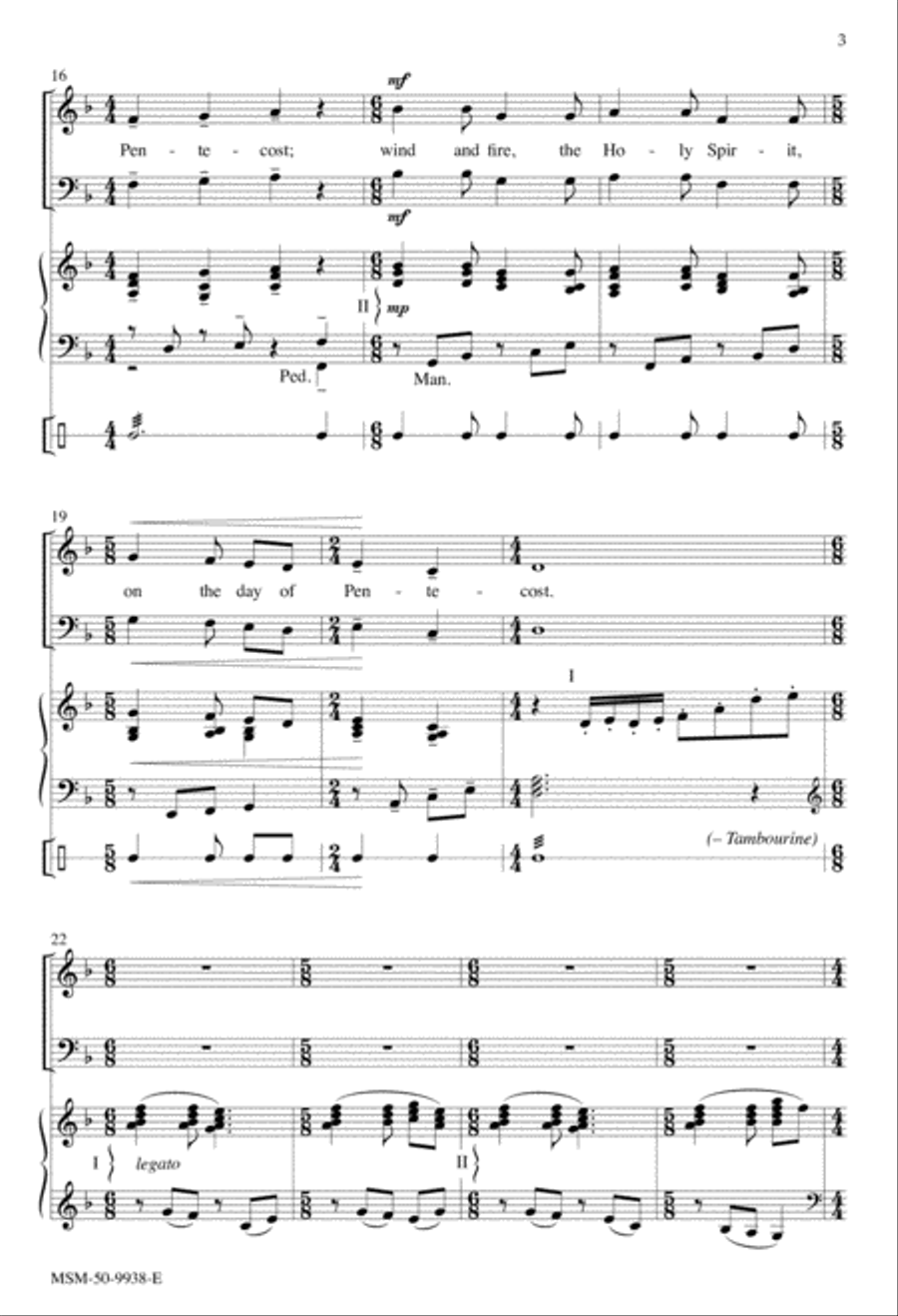 Hallelujah, Wind from Heaven 2-Part scores gallery preview page 4