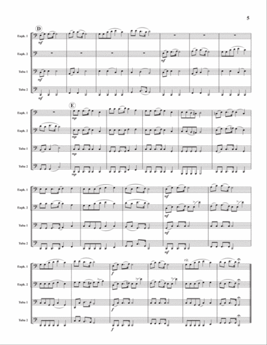 Mayberry Town Concert EETT scores gallery preview page 6