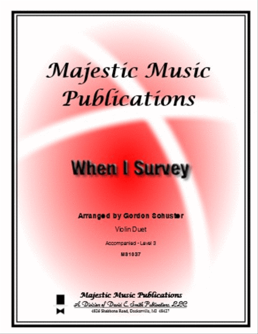 When I Survey String Duet scores gallery preview page 1