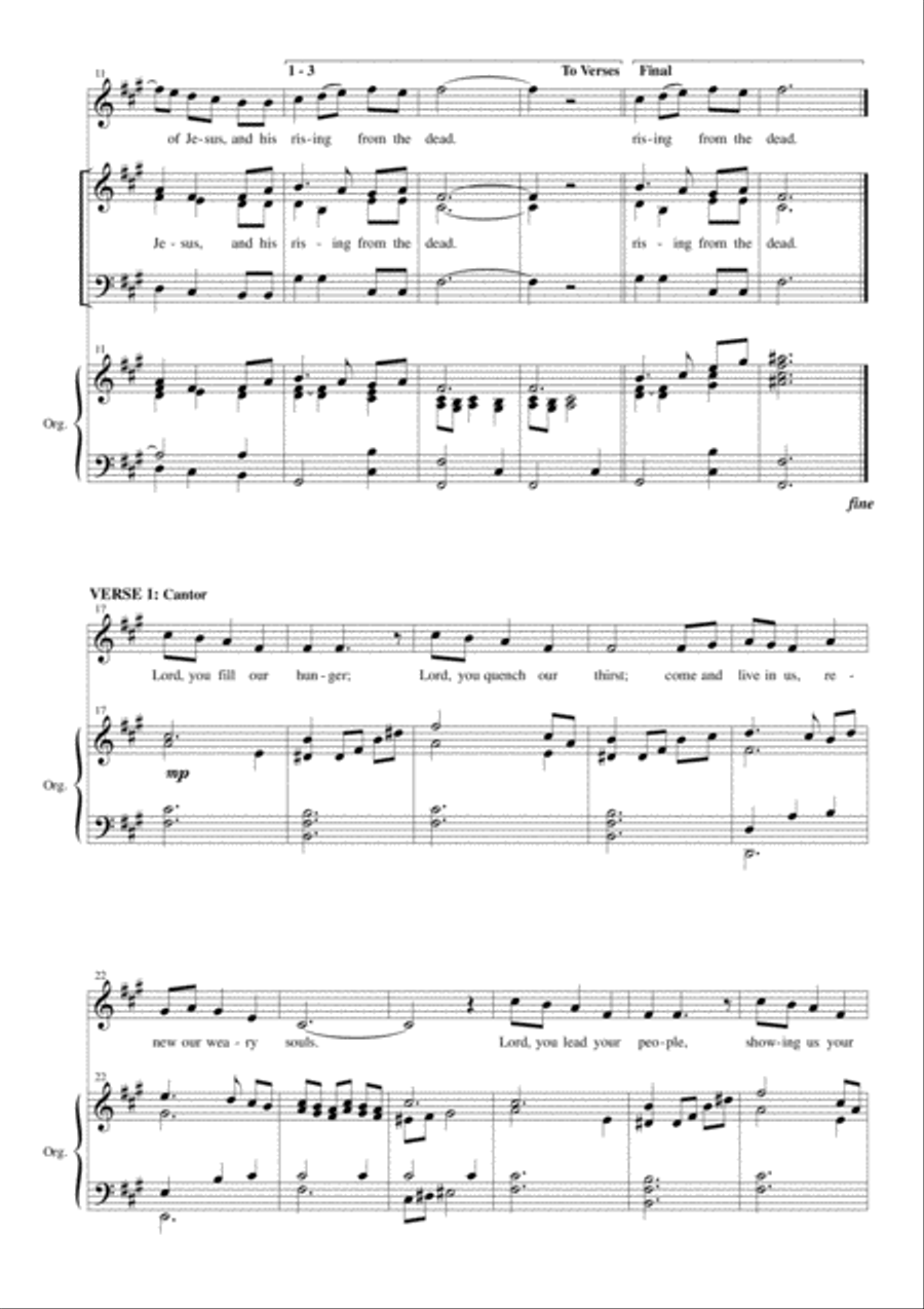 When We Gather 3-Part scores gallery preview page 3