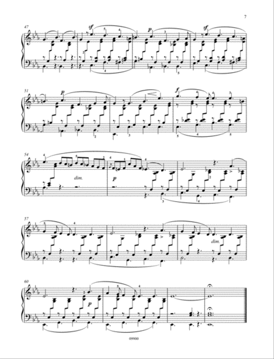 6 Songs Without Words, Op. 38 Piano Solo scores gallery preview page 4