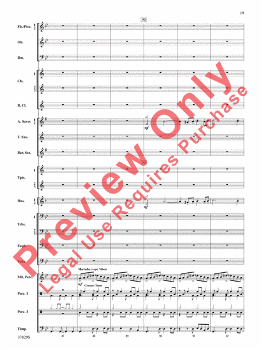 Vertigo Concert Band scores gallery preview page 20