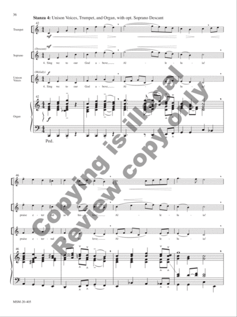 The Day of Resurrection Choir scores gallery preview page 42