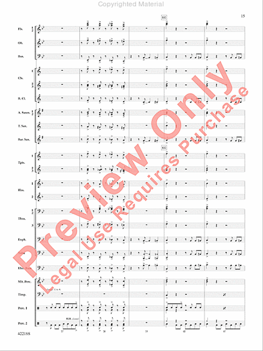 Tower of Power Greatest Hits Concert Band scores gallery preview page 14