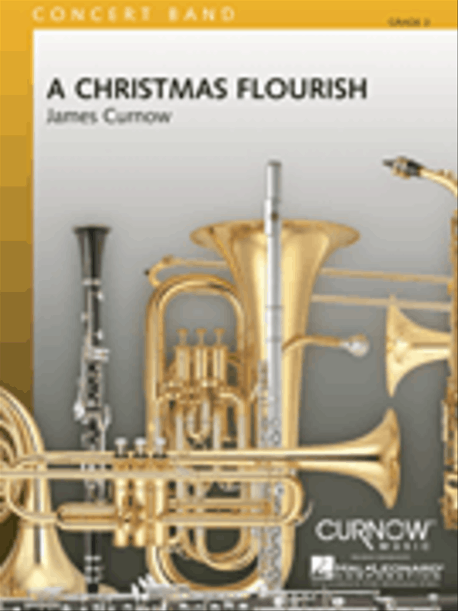 A Christmas Flourish Concert Band scores gallery preview page 1