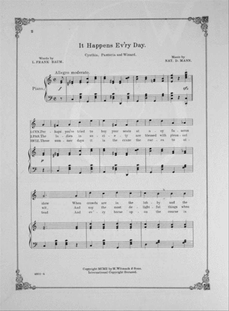 I Happens Every Da Voice scores gallery preview page 2