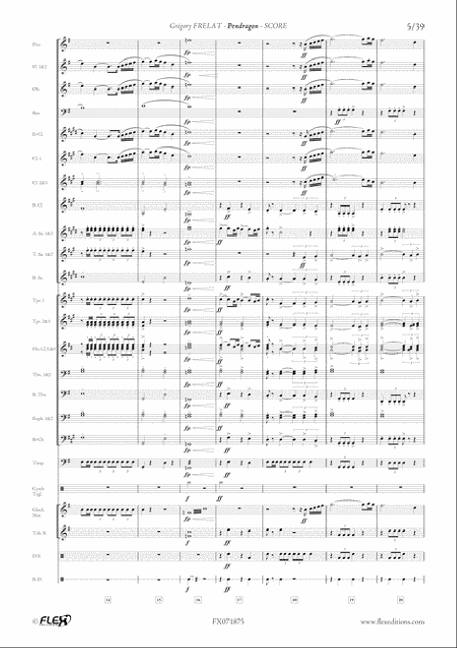 Pendragon Pendragon Concert Band scores gallery preview page 5