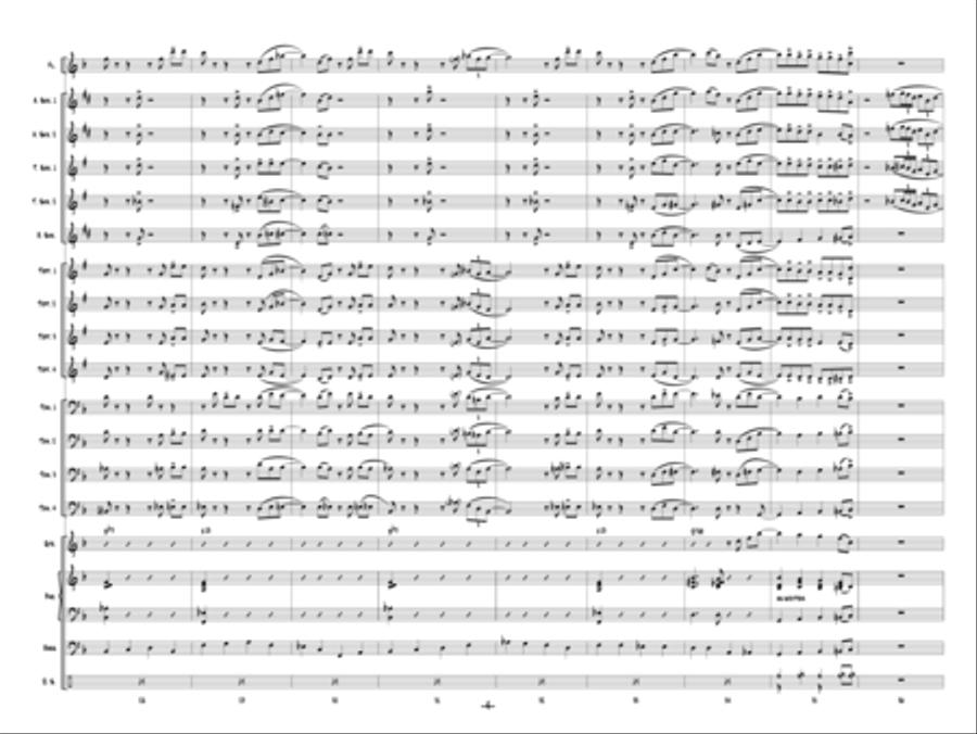 Walkin' The Blues Jazz Ensemble scores gallery preview page 5