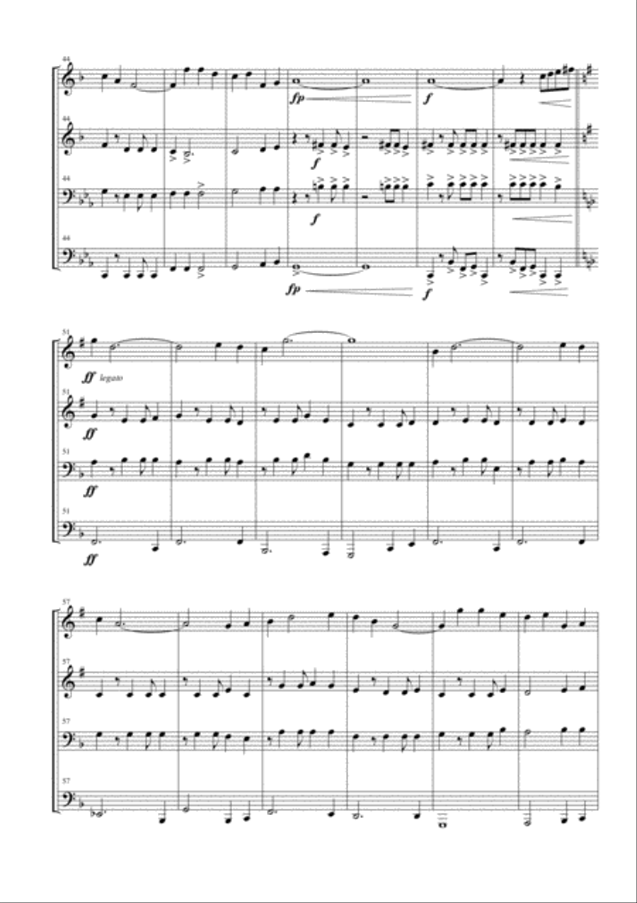 The Magnificent Seven Brass Ensemble scores gallery preview page 4