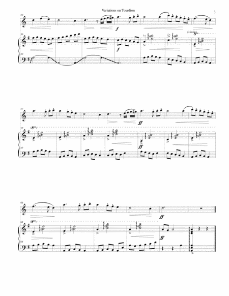 Tourdion (Quand je bois du vin clairet) for alto flute and harp image number null