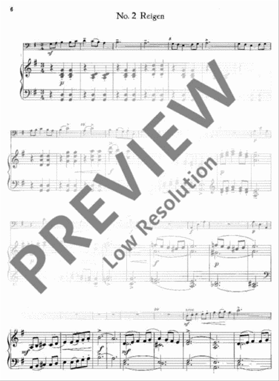 Ten Miniatures Cello scores gallery preview page 7
