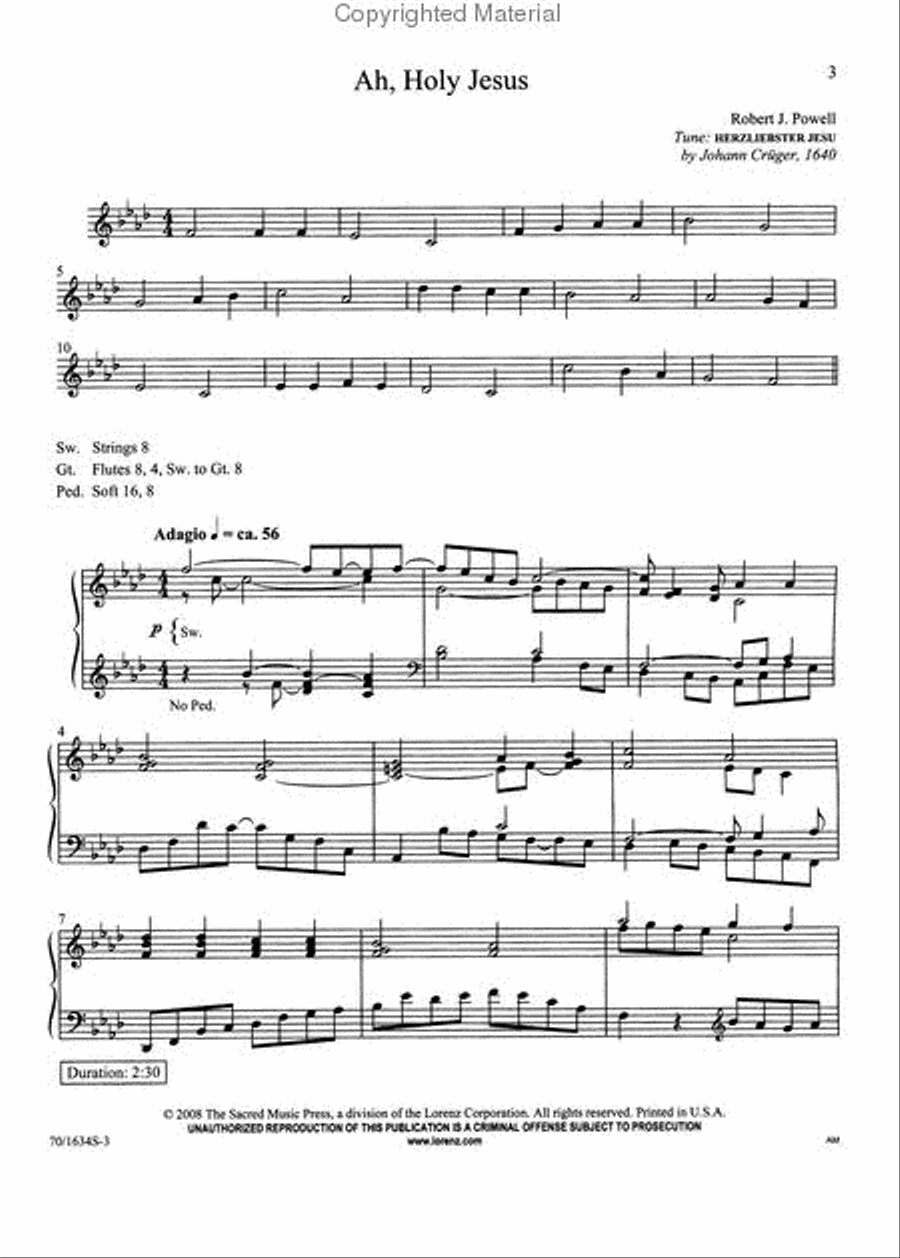 In the Cross of Christ Organ Solo scores gallery preview page 2