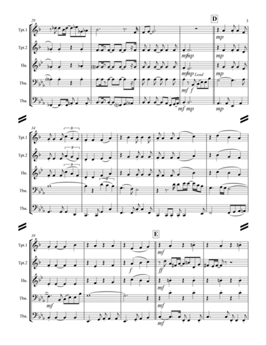 We've Only Just Begun Brass Ensemble scores gallery preview page 4