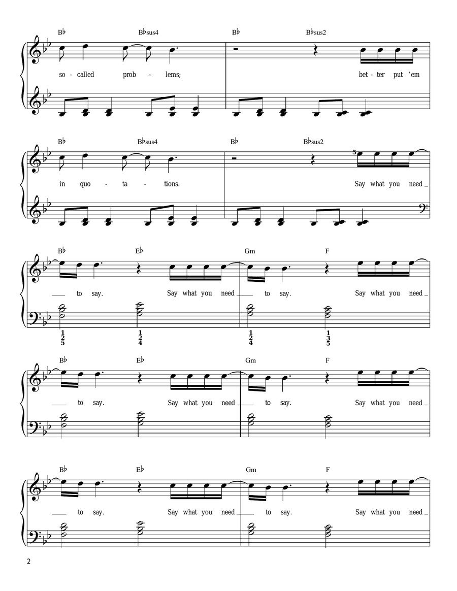Say Say Voice scores gallery preview page 2