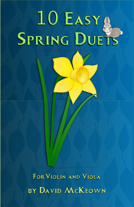 Book cover for 10 Easy Spring Duets for Violin and Viola