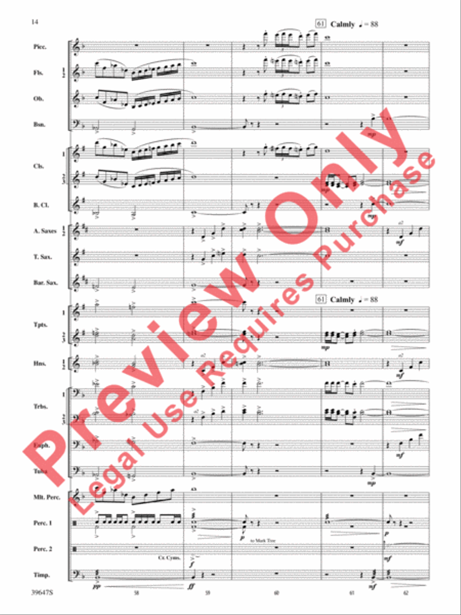 Oak Island Odyssey Oak Island Odyssey Concert Band scores gallery preview page 15