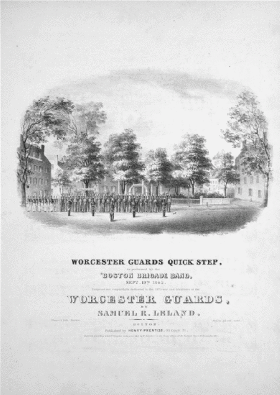 Worcester Guards Quick Step Piano Solo scores gallery preview page 1
