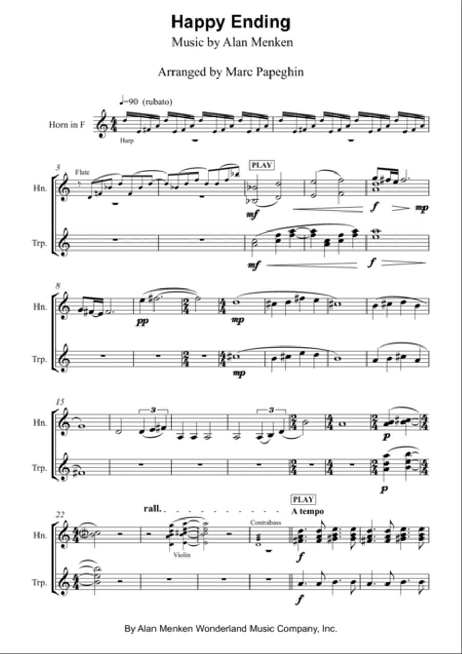 Happy Ending Brass Duet scores gallery preview page 2