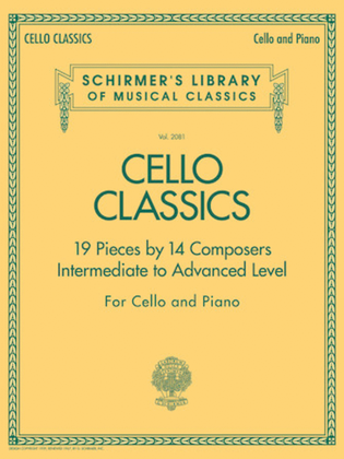 Book cover for Cello Classics