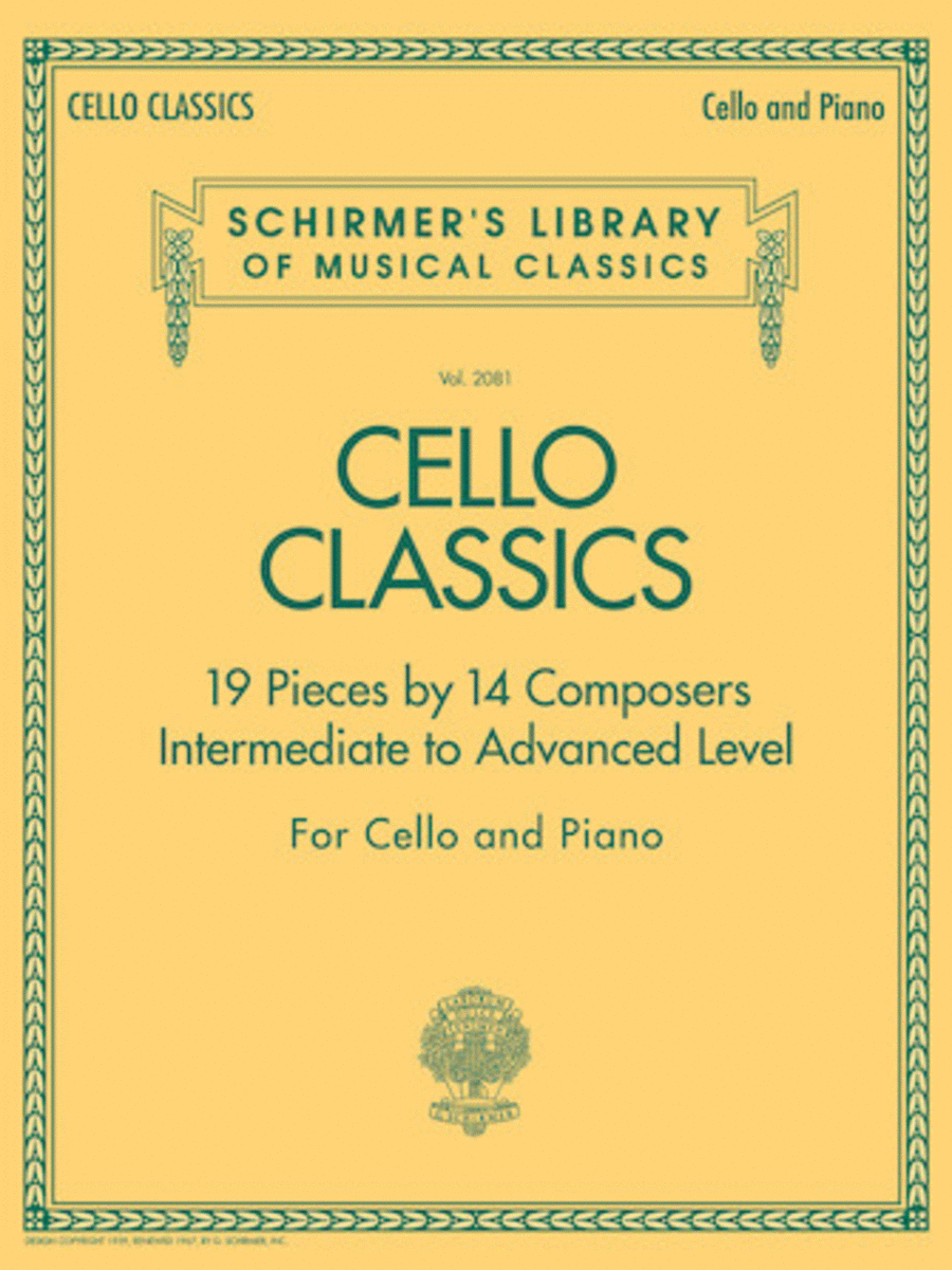 Cello Classics Cello Classics Cello scores gallery preview page 1