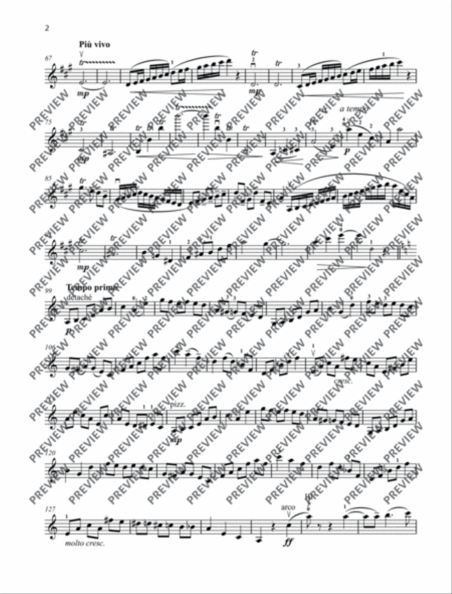 Love’s sorrow Violin Solo scores gallery preview page 18