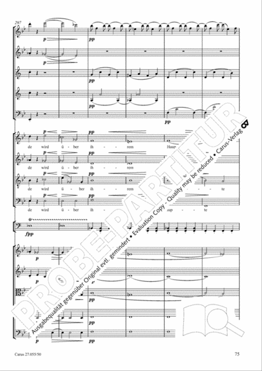 Ein Deutsches Requiem (German Requiem) 4-Part scores gallery preview page 82
