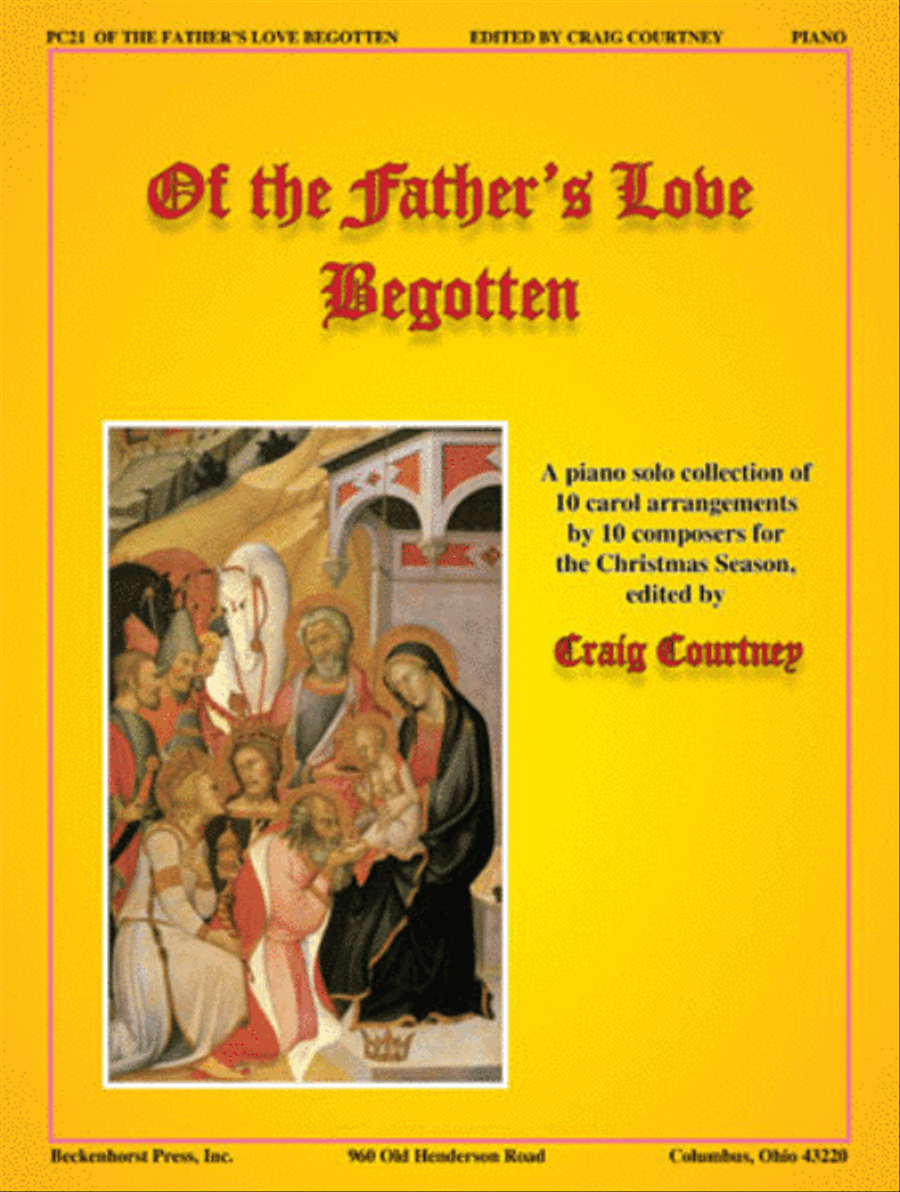 Of the Father's Love Begotten Piano Solo scores gallery preview page 1