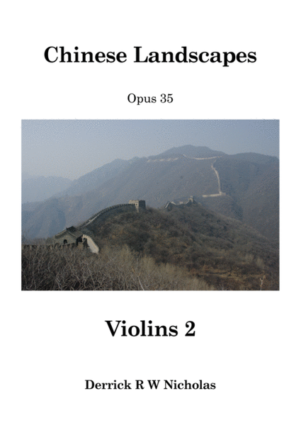 Chinese Landscapes - Violin 2
