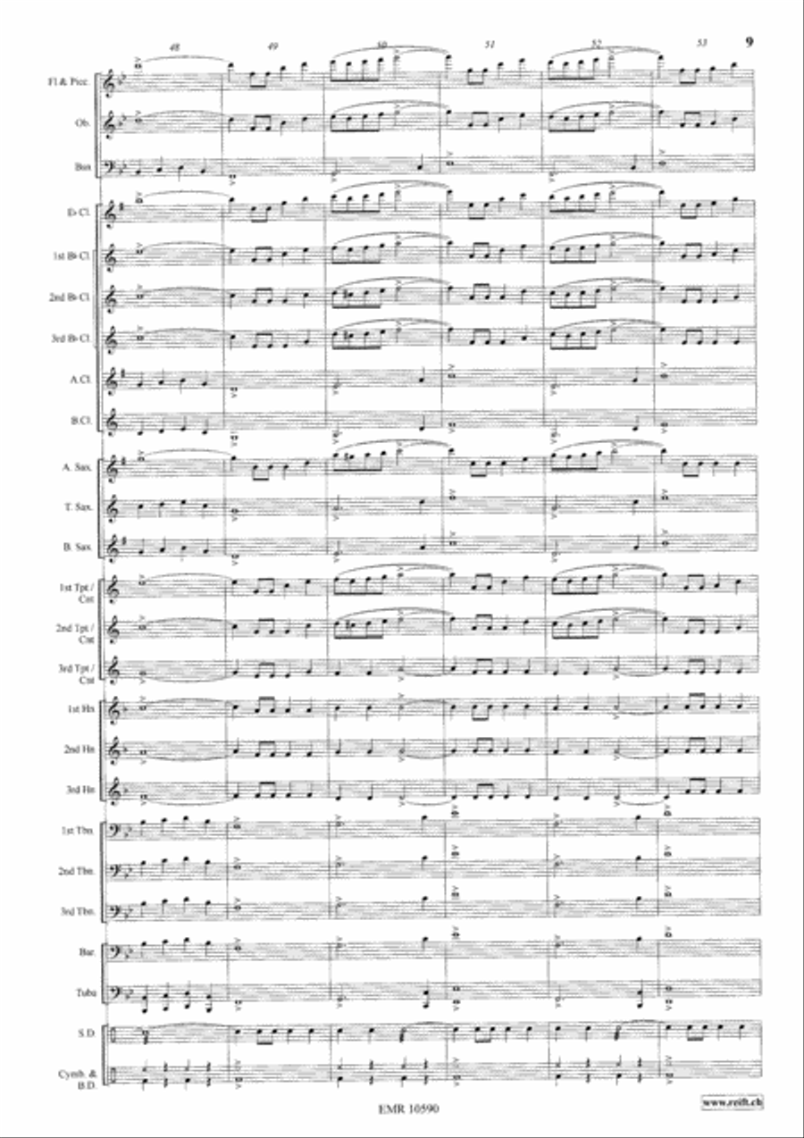 Happy Times Concert Band scores gallery preview page 10