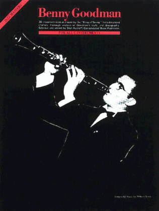 Book cover for Benny Goodman – Jazz Masters Series