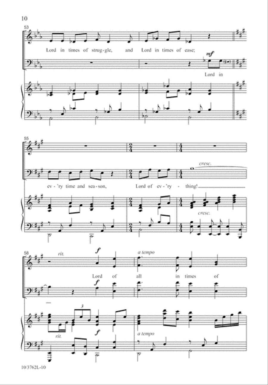 Still the Lord of All Still the Lord of All 4-Part scores gallery preview page 10