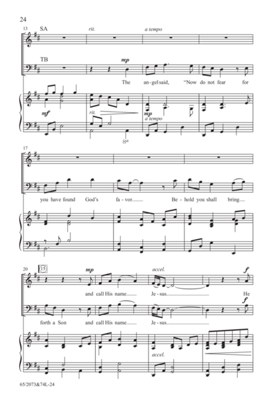 Go Sing It on the Mountain - SATB Score with Performance CD 4-Part scores gallery preview page 12