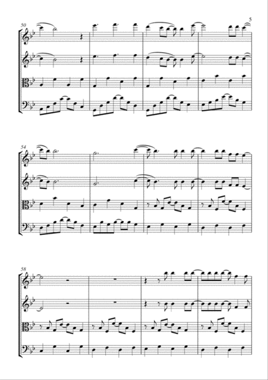 Landslide Landslide String Quartet scores gallery preview page 5