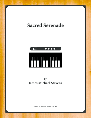 Book cover for Sacred Serenade - Flute & Piano