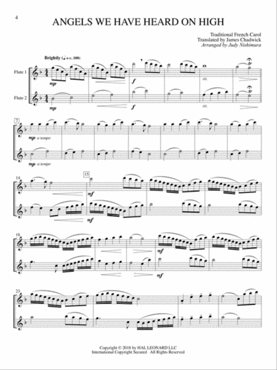 Christmas Joy for Flute Duet Flute Duet scores gallery preview page 3