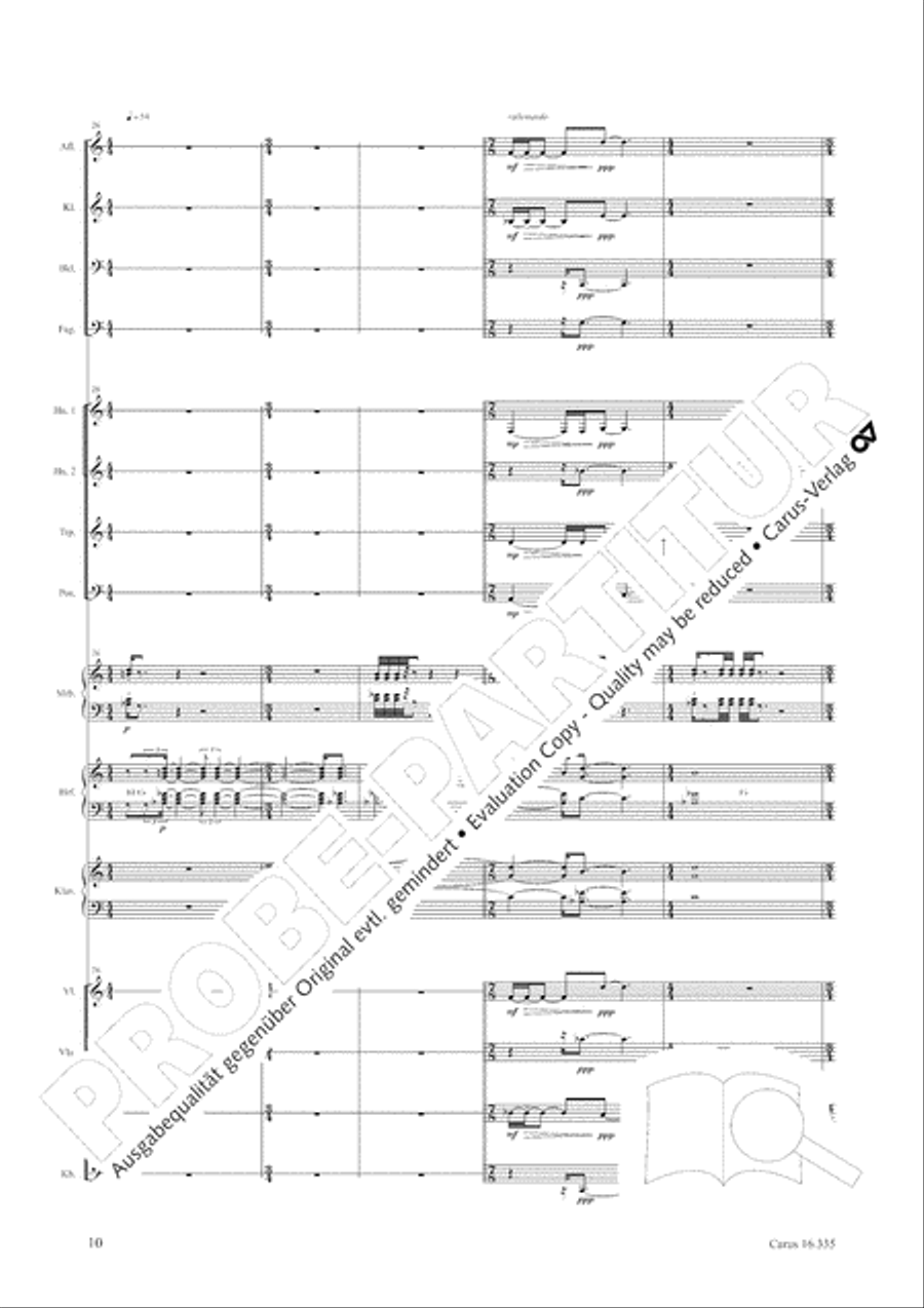 Esquisse: le froid Orchestra scores gallery preview page 11