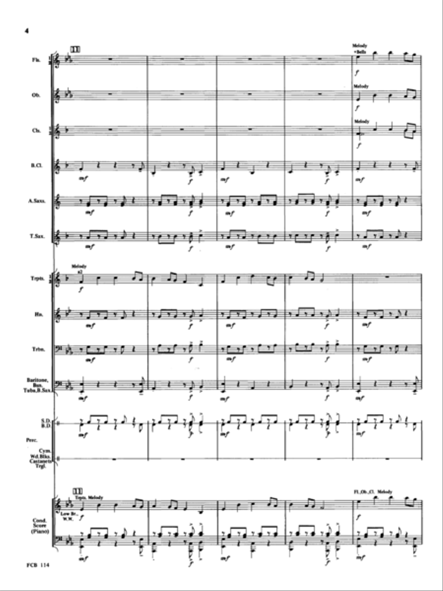 Rodeo Concert Band scores gallery preview page 4