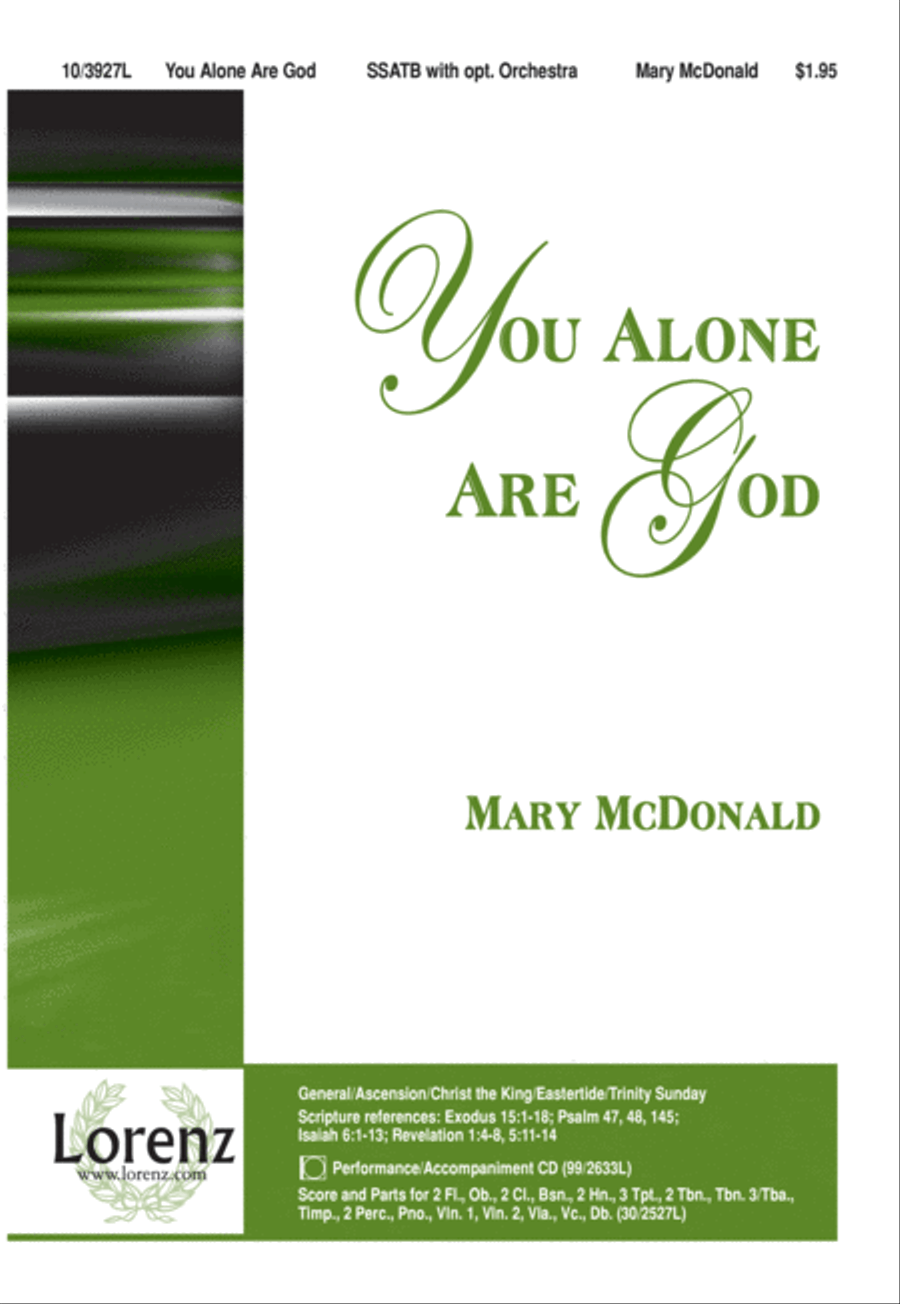 You Alone Are God SSATB scores gallery preview page 2