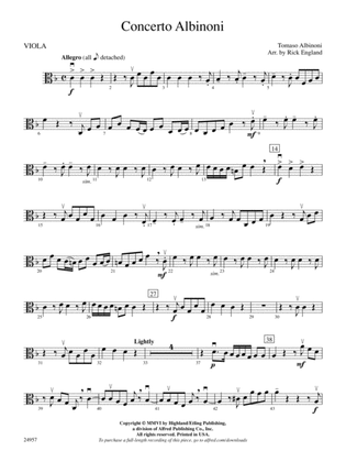 Concerto Albinoni: Viola
